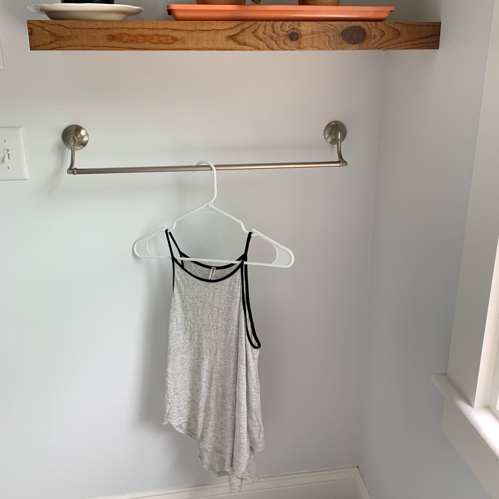 LF Light Grey Tank Top With Black Lining